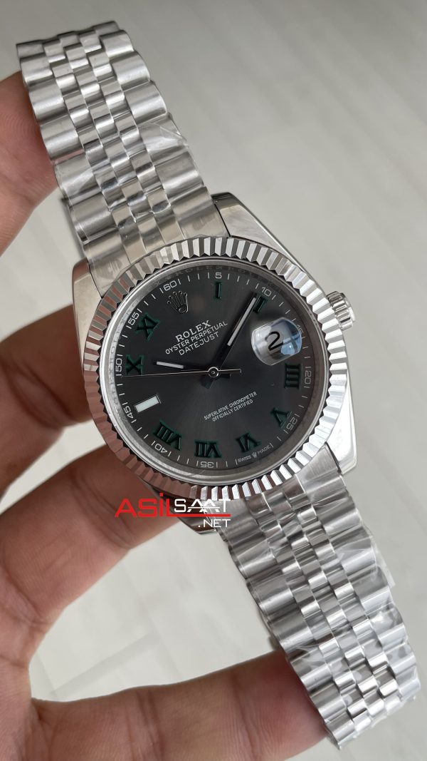 Rolex Datejust Wimbledon 126334 Jubilee 41mm Replika Saat Rolex Datejust Wimbledon 126334 Jubilee 41mm Replika Saat