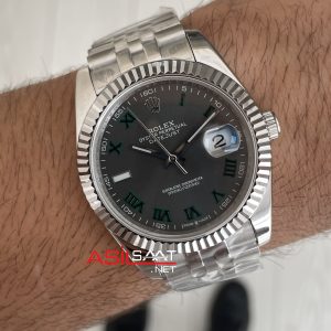 Rolex Datejust Wimbledon 126334 Jubilee 41mm Replika Saat