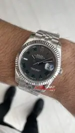 Rolex Datejust Wimbledon 126334 Jubilee 41mm Replika Saat
