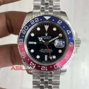 Rolex Gmt Master II Pepsi 126710BLNO Jubilee 40mm Replika Saat