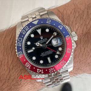 Rolex Gmt Master II Pepsi 126710BLNO Jubilee 40mm Replika Saat