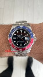 Rolex Gmt Master II Pepsi 126710BLNO Jubilee 40mm Replika Saat