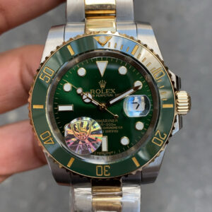Rolex Submariner Hulk 41 mm Silver Gold Replika Saat ROLS008