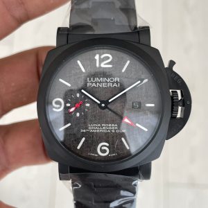 Panerai Luminor Luna Rossa PAM01036 Gri Kadran PVD Black 44mm Replika Saat