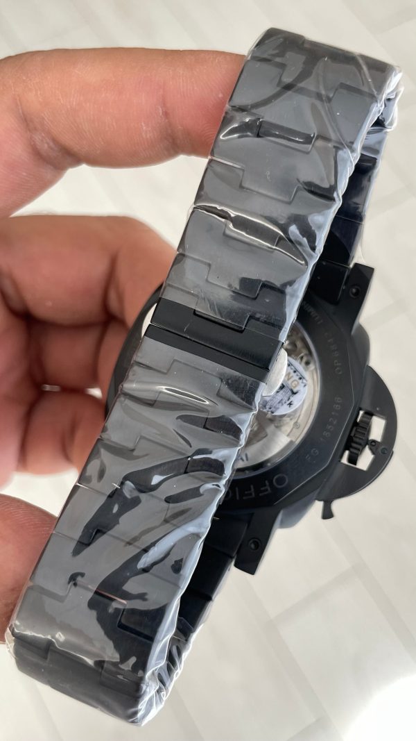 Panerai Luminor Luna Rossa PAM01036 Gri Kadran PVD Black 44mm Replika Saat Panerai Luminor Luna Rossa PAM01036 Gri Kadran PVD Black 44mm Replika Saat
