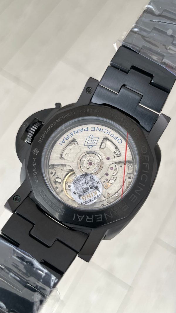 Panerai Luminor Luna Rossa PAM01036 Gri Kadran PVD Black 44mm Replika Saat Panerai Luminor Luna Rossa PAM01036 Gri Kadran PVD Black 44mm Replika Saat