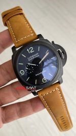 Panerai Luminor Marina PAM01312 PVD Black Siyah Kadran Kahverengi 44mm Replika Saat