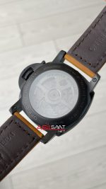 Panerai Luminor Marina PAM01312 PVD Black Siyah Kadran Kahverengi 44mm Replika Saat