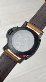 Panerai Luminor Marina PAM01312 PVD Black Siyah Kadran Kahverengi 44mm Replika Saat