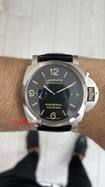 Panerai Luminor Marina PAM01312 Siyah Kadran 44mm Silver Replika Saat
