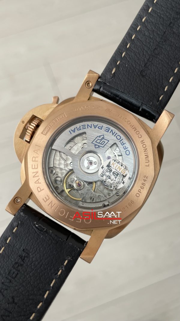 Panerai Luminor Marina Siyah Kadran PAM00393 Rose 44mm Replika Saat Panerai Luminor Marina Siyah Kadran PAM00393 Rose 44mm Replika Saat