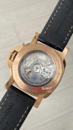 Panerai Luminor Marina Siyah Kadran PAM00393 Rose 44mm Replika Saat