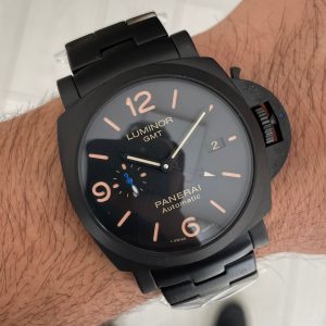 Panerai Luminor Marina Siyah Kadran PAM01562 PVD Black 44mm Replika Saat
