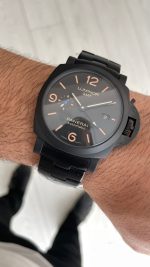 Panerai Luminor Marina Siyah Kadran PAM01562 PVD Black 44mm Replika Saat