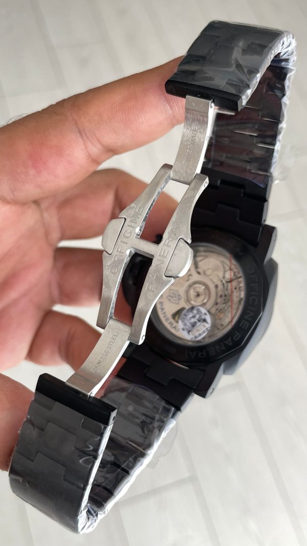 Panerai Luminor Marina Siyah Kadran PAM01562 PVD Black 44mm Replika Saat Panerai Luminor Marina Siyah Kadran PAM01562 PVD Black 44mm Replika Saat
