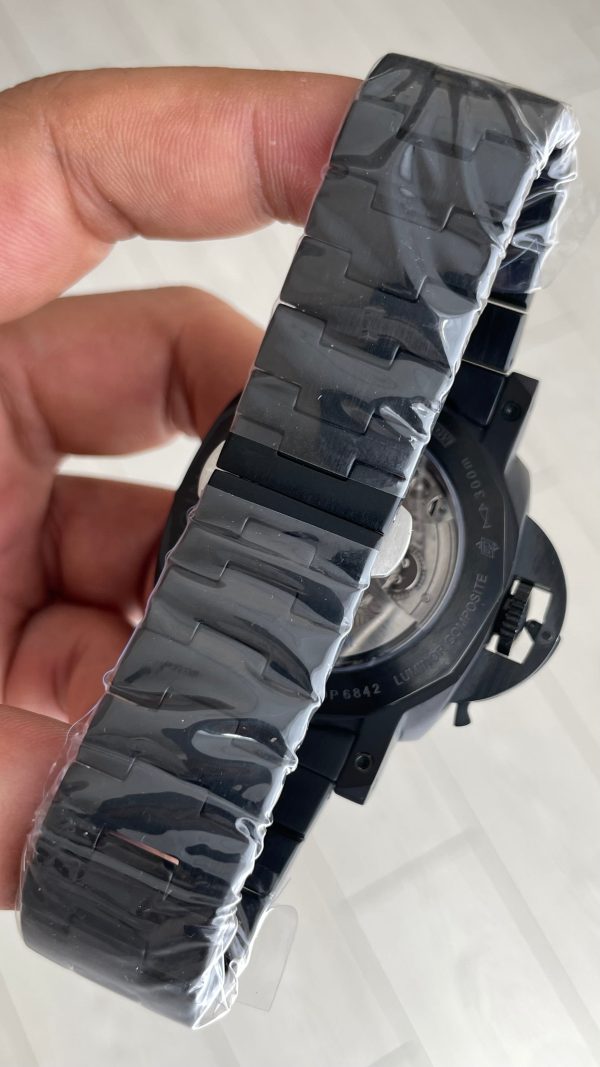 Panerai Luminor Marina Siyah Kadran PAM01562 PVD Black 44mm Replika Saat Panerai Luminor Marina Siyah Kadran PAM01562 PVD Black 44mm Replika Saat