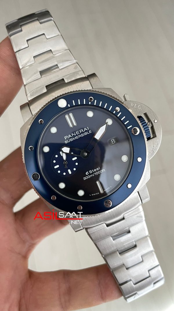 Panerai Submersible Blu Profondo Quarantaquattro Pam01289 Mavi Kadran 47mm Replika Saat Panerai Submersible Blu Profondo Quarantaquattro Pam01289 Mavi Kadran 47mm Replika Saat
