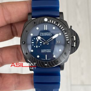 Panerai Submersible Carbotech PAM01232 Mavi 47mm Replika Saat