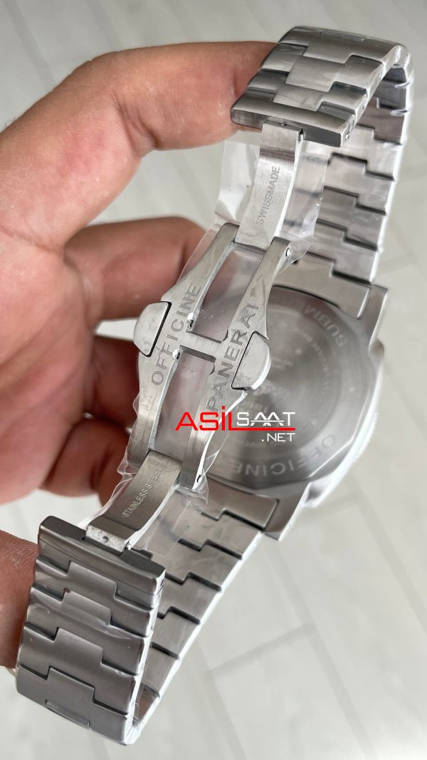 Panerai Submersible Grigio Roccia PAM01288 QuarantaQuattro eSteel 47mm Siyah Replika Saat Panerai Submersible Grigio Roccia PAM01288 QuarantaQuattro eSteel 47mm Siyah Replika Saat