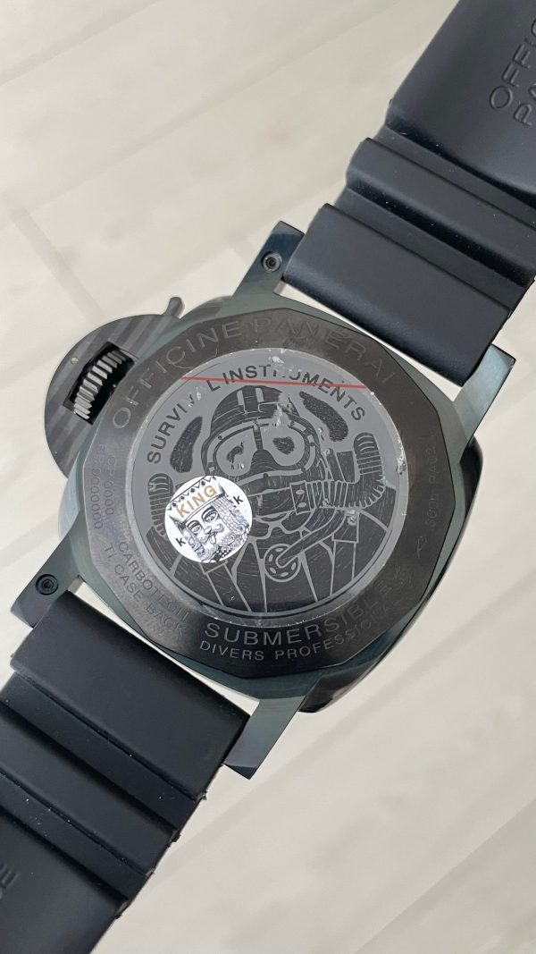 Panerai Submersible Luna Rossa Carbotech PAM01039 Gri Kadran 47mm Erkek Kol Saati Panerai Submersible Luna Rossa Carbotech PAM01039 Gri Kadran 47mm Erkek Kol Saati