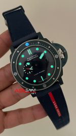 Panerai Submersible Luna Rossa PAM01466 QuarantaQuattro Ti-Ceramitech Blue 47mm Replika Saat