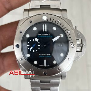 Panerai Submersible PAM02305 Siyah Kadran 47mm Replika Saat