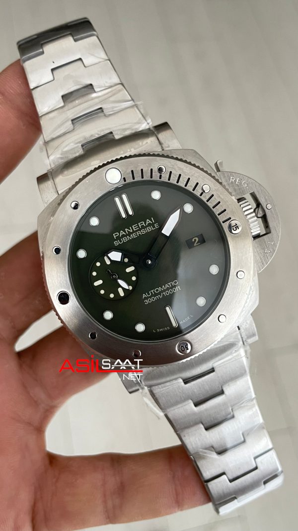 Panerai Submersible Verde Militare PAM01055 Yeşil 47mm Replika Saat Panerai Submersible Verde Militare PAM01055 Yeşil 47mm Replika Saat