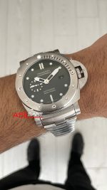 Panerai Submersible Verde Militare PAM01055 Yeşil 47mm Replika Saat