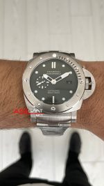 Panerai Submersible Verde Militare PAM01055 Yeşil 47mm Replika Saat