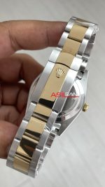 Rolex Datejust Beyaz Kadran 126333 Oyster Two Tone Gold 41mm Replika Saat