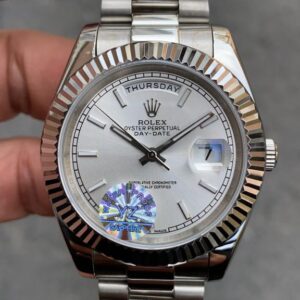 Rolex Day Date Beyaz Kadran 40 mm 228239 White Silver Replika Saat ROLDD008