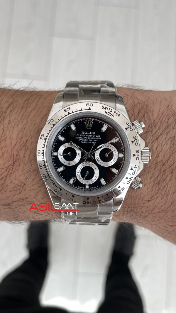 Rolex Daytona Cosmograph 126509 Siyah 40mm Replika Saat Rolex Daytona Cosmograph 126509 Siyah 40mm Replika Saat