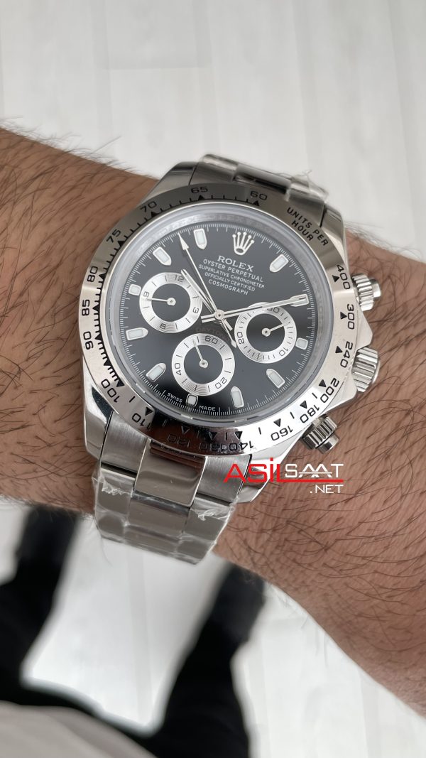Rolex Daytona Cosmograph 126509 Siyah 40mm Replika Saat Rolex Daytona Cosmograph 126509 Siyah 40mm Replika Saat