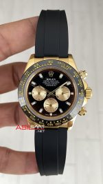 Rolex Daytona Paul Newman 116518LN Gold Oysterflex 40mm Replika Saat