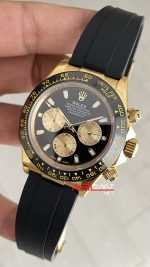 Rolex Daytona Paul Newman 116518LN Gold Oysterflex 40mm Replika Saat