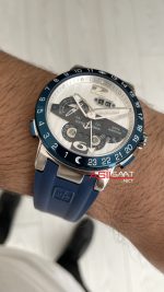 Ulysse Nardin El Toro GMT Perpetual Calendar Executive Beyaz Kadran 43mm Silver Replika Saat