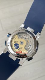 Ulysse Nardin El Toro GMT Perpetual Calendar Executive Beyaz Kadran 43mm Silver Replika Saat