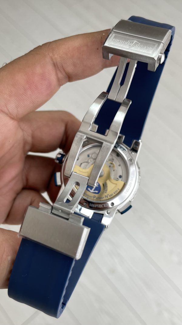 Ulysse Nardin El Toro GMT Perpetual Calendar Executive Beyaz Kadran 43mm Silver Replika Saat