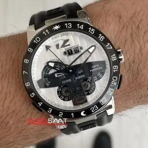 Ulysse Nardin El Toro GMT Perpetual Executive Beyaz Kadran 43mm Replika Saat