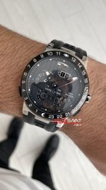Ulysse Nardin El Toro GMT Perpetual Executive Siyah Kadran 43mm Replika Saat