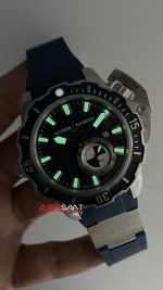 Ulysse Nardin Hammerhead Shark Diver Deep Dive Mavi Kadran 46mm Silver Blue Replika Saat