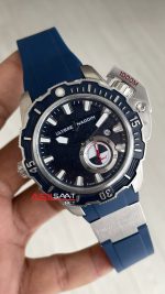 Ulysse Nardin Hammerhead Shark Diver Deep Dive Mavi Kadran 46mm Silver Blue Replika Saat