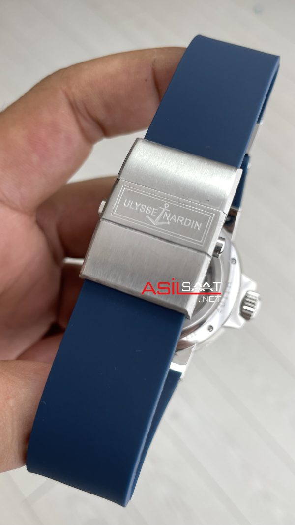 Ulysse Nardin Marine Chronometer Mavi Kadran 43mm Silver Replika Saat Ulysse Nardin Marine Chronometer Mavi Kadran 43mm Silver Replika Saat