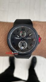 Ulysse Nardin Marine Chronometer Officially Certified DLC 43mm Siyah Kadran Replika Saat
