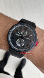 Ulysse Nardin Marine Chronometer Officially Certified DLC 43mm Siyah Kadran Replika Saat