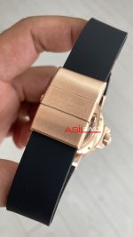 Ulysse Nardin Maxi Marine Chronometer Siyah Kadran 43mm Rose Replika Saat