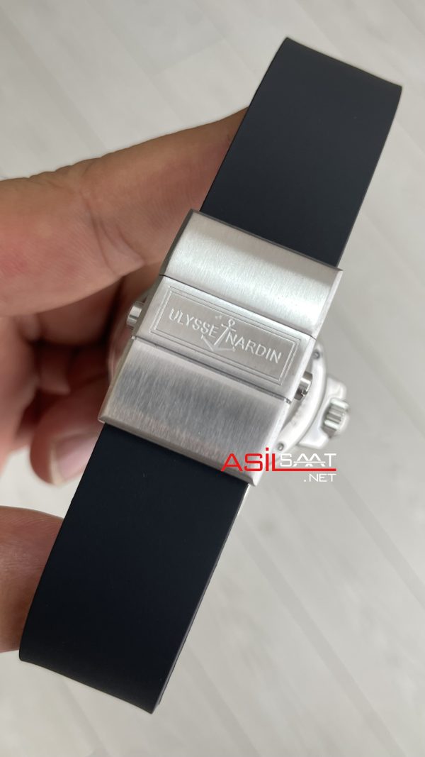 Ulysse Nardin Maxi Marine Chronometer Siyah Kadran 43mm Silver Replika Saat Ulysse Nardin Maxi Marine Chronometer Siyah Kadran 43mm Silver Replika Saat