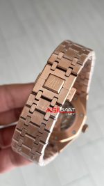 Audemars Piguet Royal Oak Diamond 15400OR Rose Yeşil Kadran Replika Saat