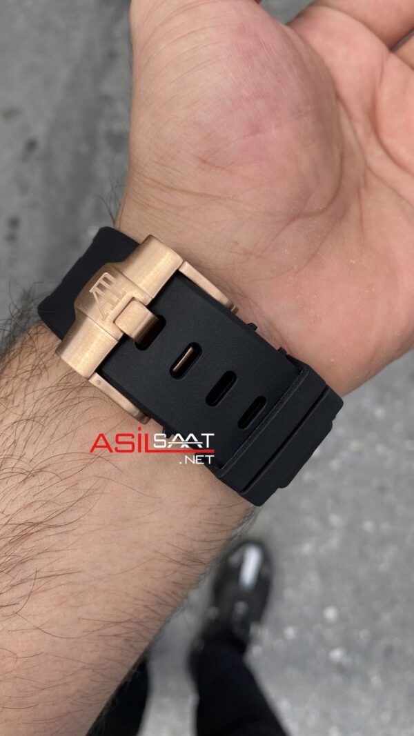 Audemars Piguet Royal Oak Offshore Chronograph 42 mm Rosegold Replika Saat APOS021 Audemars Piguet Royal Oak Offshore Chronograph 42 mm Rosegold Replika Saat APOS021