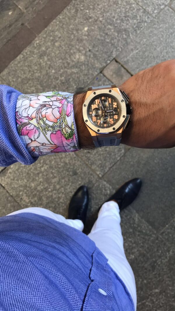 Audemars Piguet Royal Oak Offshore Lebron James 44 mm Chronograph 26210OI Rosegold Replika Saat APOS031 Audemars Piguet Royal Oak Offshore Lebron James 44 mm Chronograph 26210OI Rosegold Replika Saat APOS031